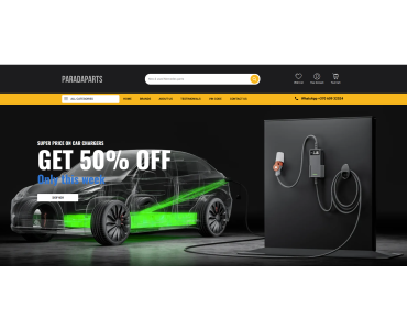 Built autoparts store  — a fully customized Magento auto parts store.